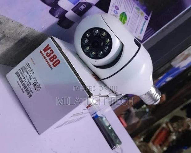 Panoramic PTZ Bulb CCTV Security Smart Wifi Camera - main view