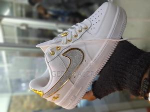 Airforce 1 White Nova Gold Sneakers - thumbnail 2