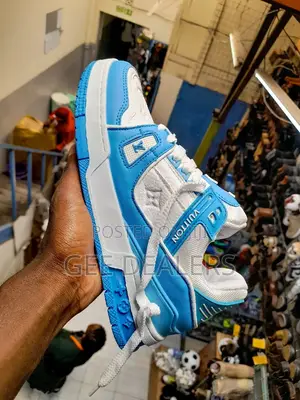 White Blue Louis Vuiton Sneakers