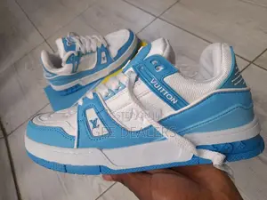 White Blue Louis Vuiton Sneakers