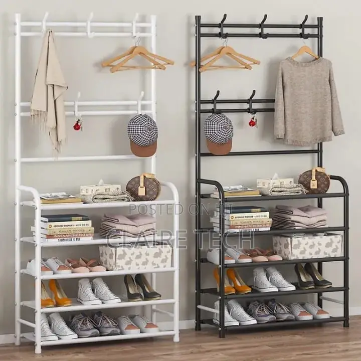 Shoe Rack Hallstand Shoe Rack With Coat Hanger