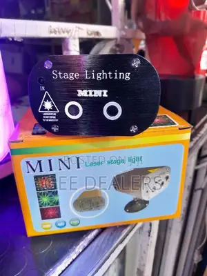 Remote Control 2 LED Mini Stage Laser Disco Light Projector
