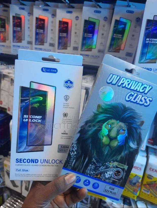 Samsung S23 Ultra UV Privacy Screen Protector - main view