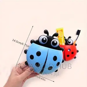 Ladybug Sunction Toothbrush Holder
