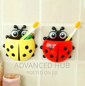 Ladybug Sunction Toothbrush Holder