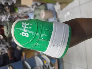 Bapesta White Green Sneakers