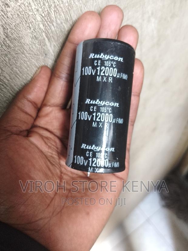 100 Volts 12000UF Microfarads Capacitor - thumbnail 4