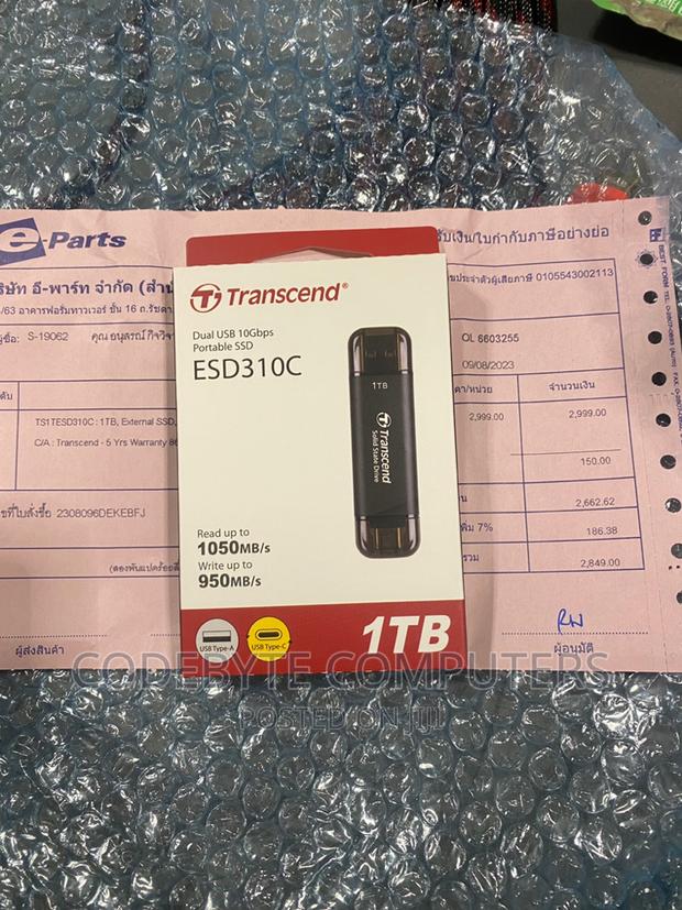Transcend 1tb External SSD Esd310c - main view
