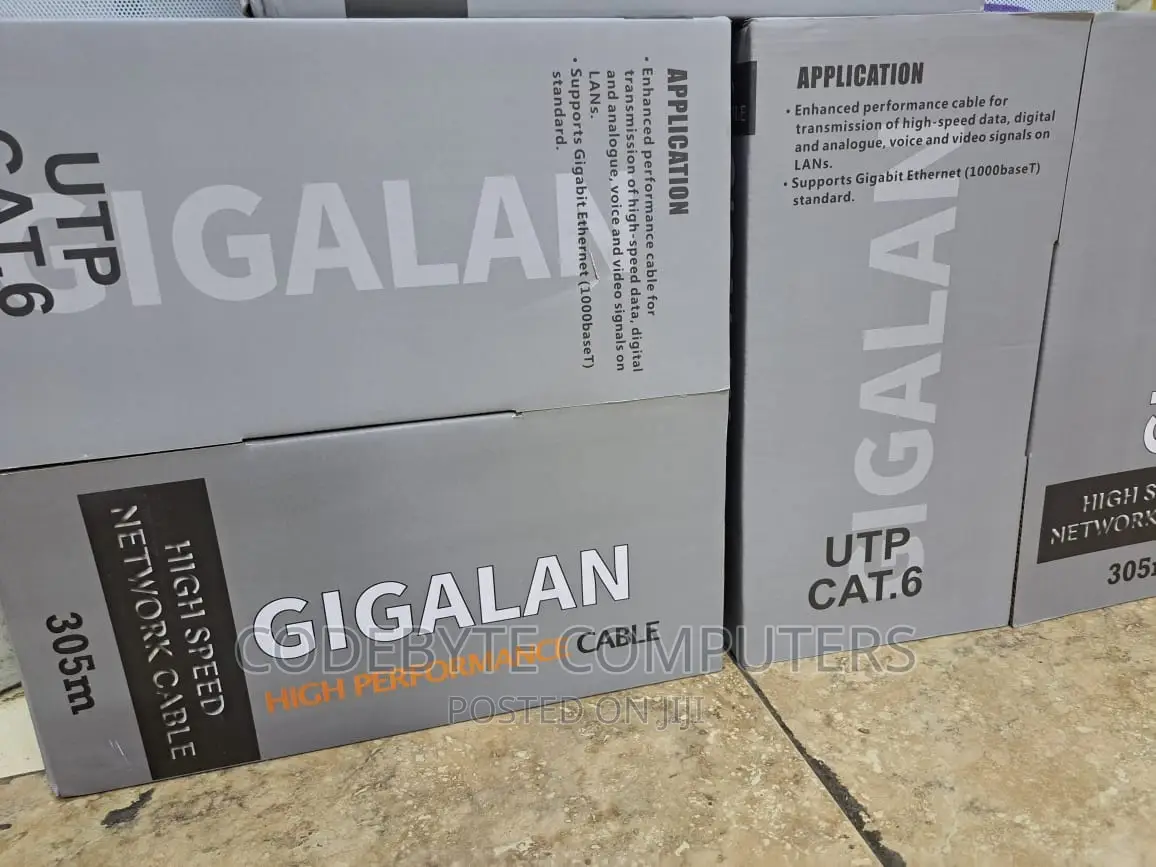 Gigalan Cat 6 Cable - Indoor 305m
