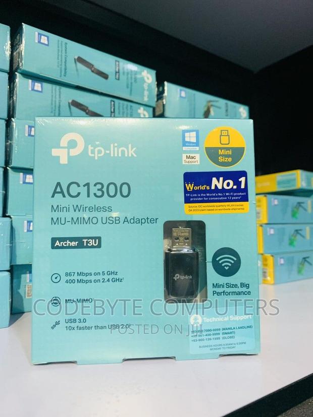 Tp-Link Archer T3u Nano Ac1300 Nano Wireless Usb Adapter