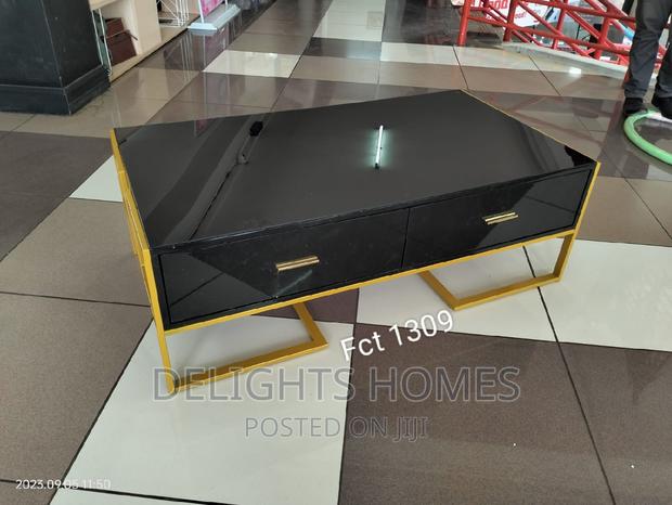 Nordic Tempered Glass Tea Table - thumbnail 2