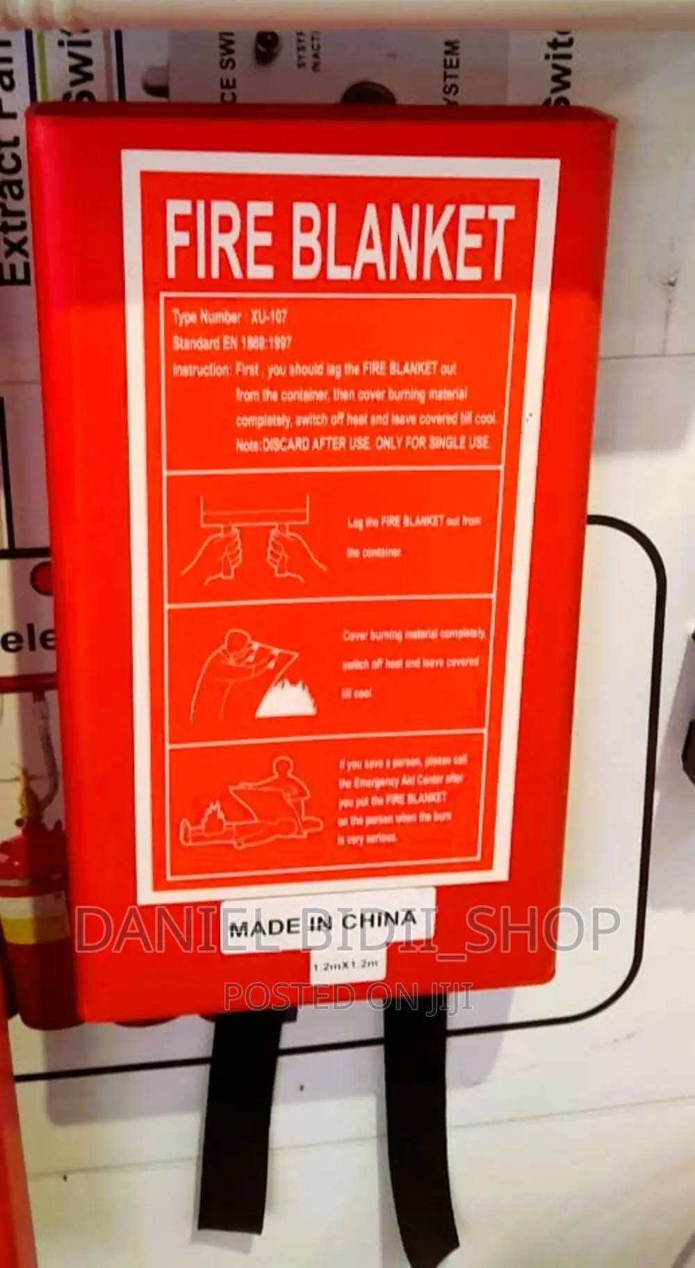 Quality 1.2m By 1.2m Fire Blanket