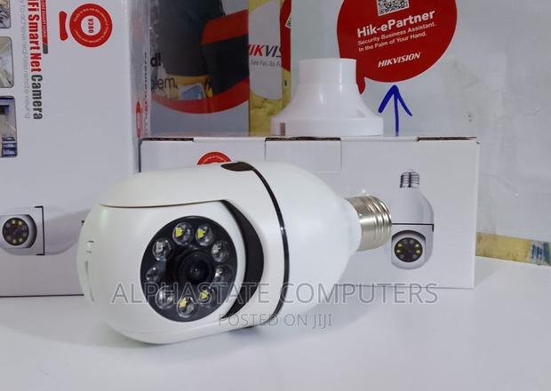 Rotating Wifi Bulb PTZ Camera V380 Bulb Camera Quality Camer - main view