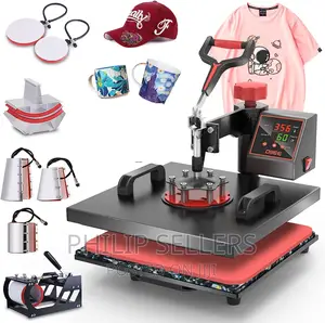 Heat Press Machine 8 in 1 Combo Heat Press 12 X 15 Inch