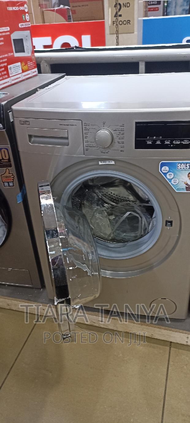 Solstar 9014DVFL Front Load Washing Machine 9kg Silver - thumbnail 3