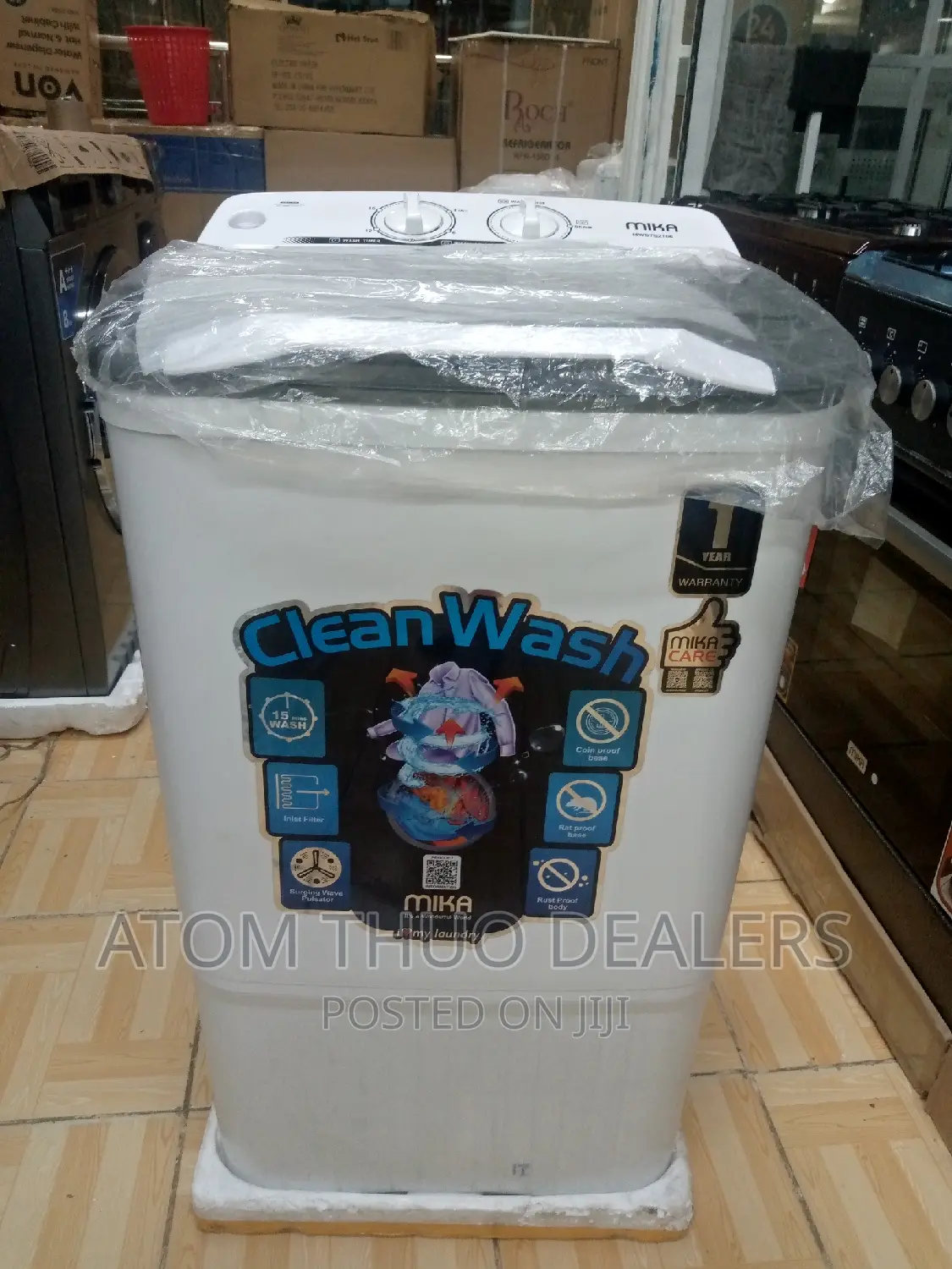 Mika 6 Kg MWSTS2106 Top Load Single Tub Washing Machine