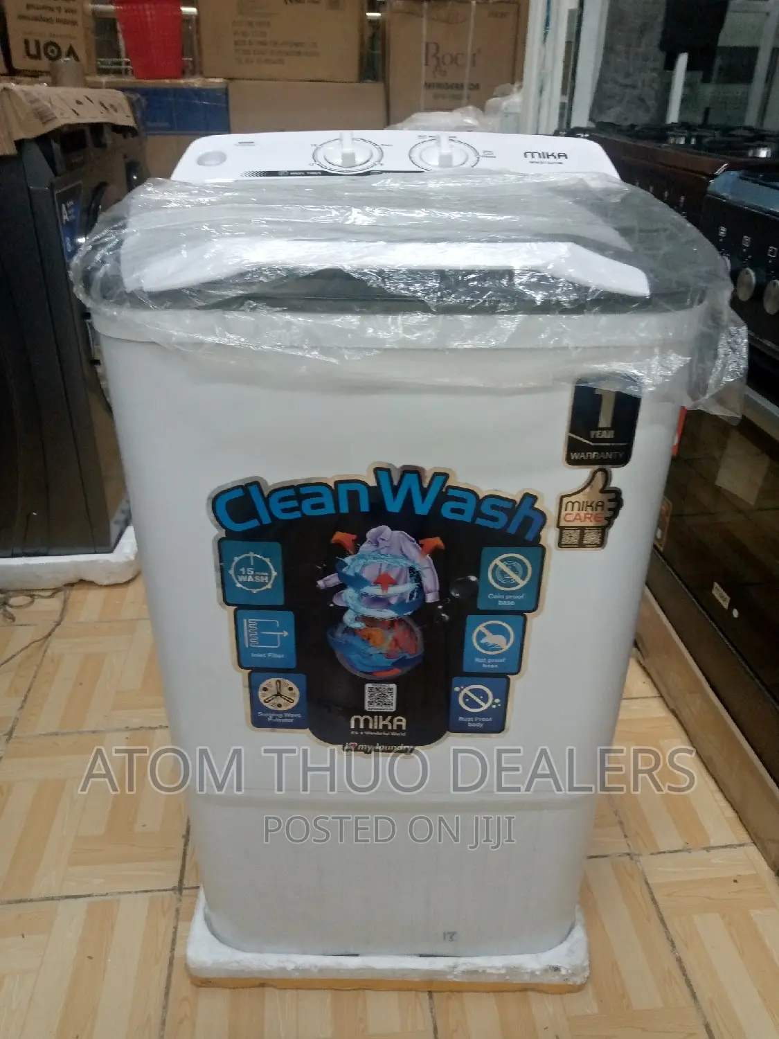 Mika 6 Kg MWSTS2106 Top Load Single Tub Washing Machine