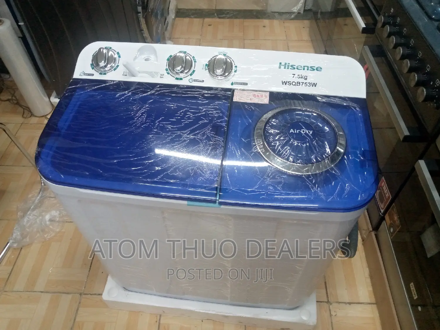 Hisense 7.5 Kg WSQB753W Top Load Twin Tub Washing Machine
