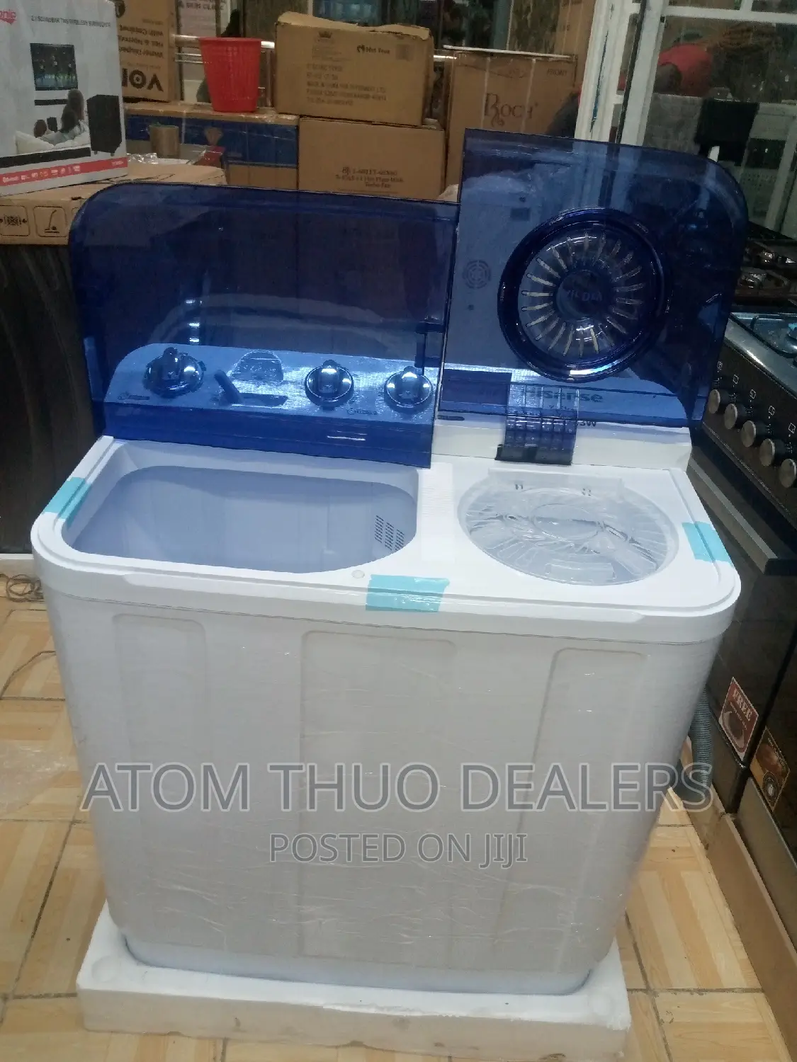 Hisense 7.5 Kg WSQB753W Top Load Twin Tub Washing Machine
