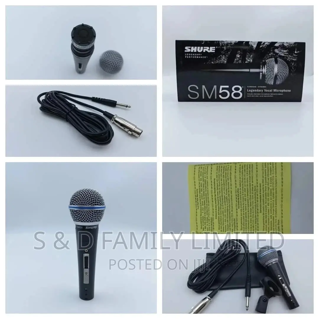 Shure Switch Vocal Microphone SM58 Corded