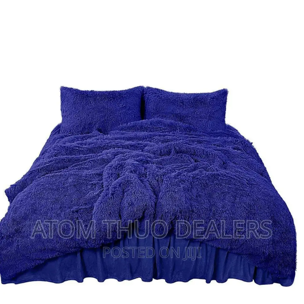 Fluffy Duvet With 1 Bedsheet 4 Pillowcase