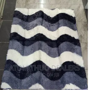 Patched 5*7 Fluffy Carpet
