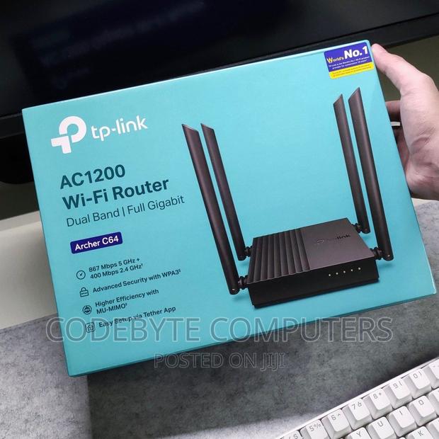 Tp Link Archer C64 Ac1200 Wireless Mu-mimo Wifi Router - main view