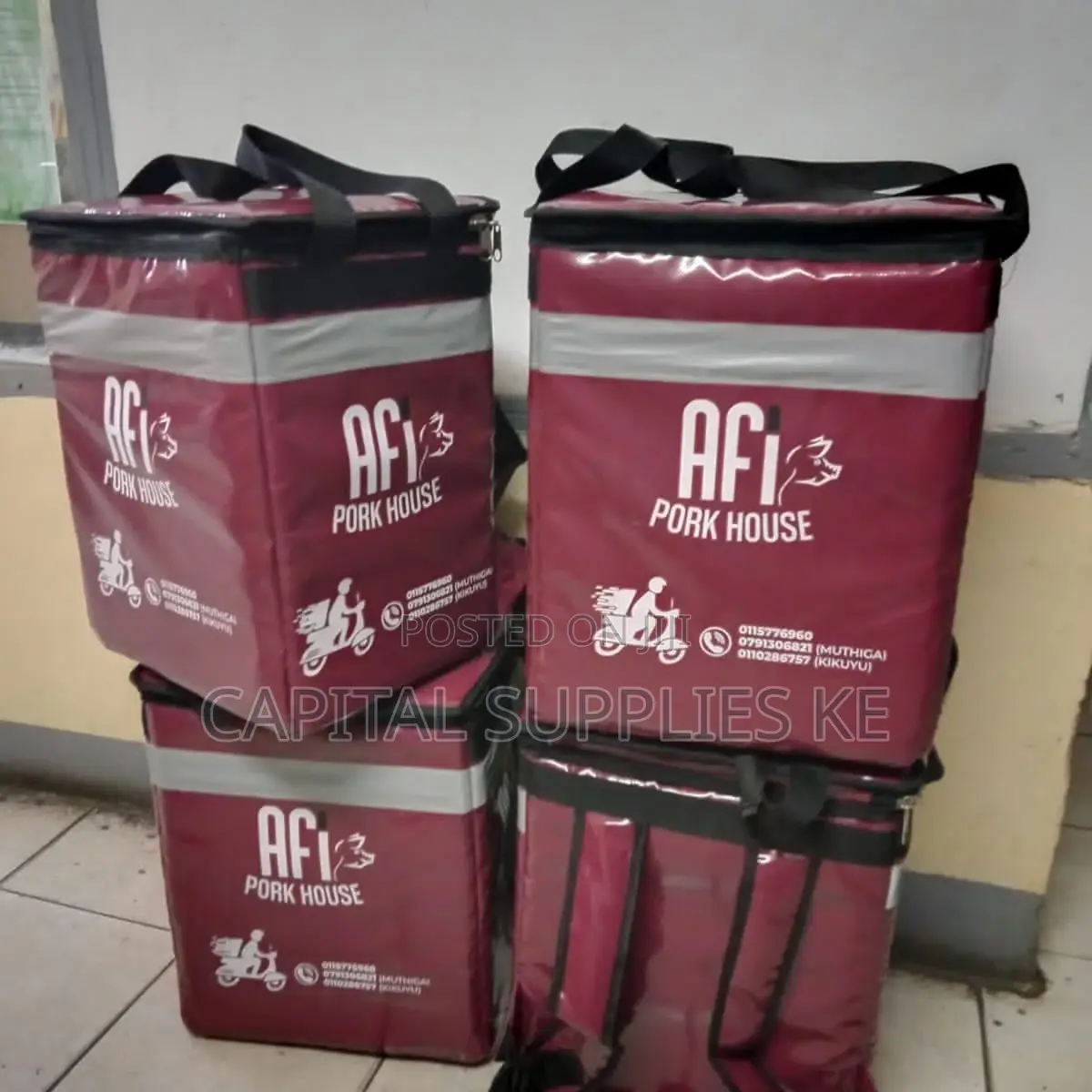 Delivery Bags.
