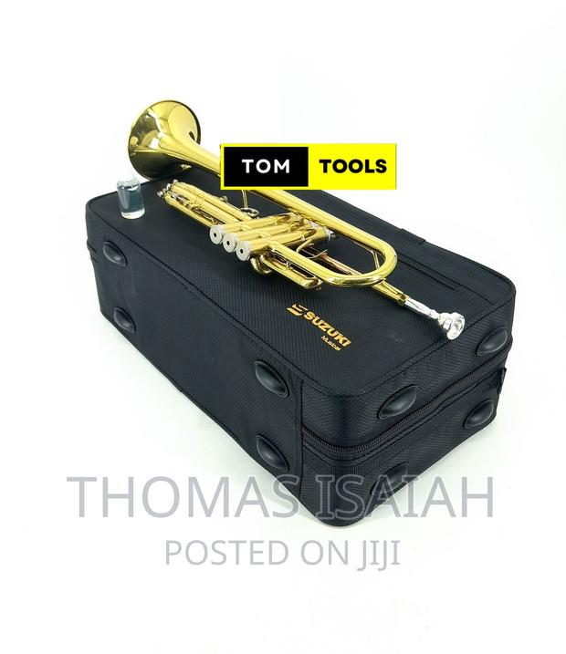 Suzuki Professional B♭ B Flat Trumpet, Gold Lacquer In Hard - thumbnail 5