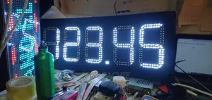 Digital Price Display for Petrol Station
