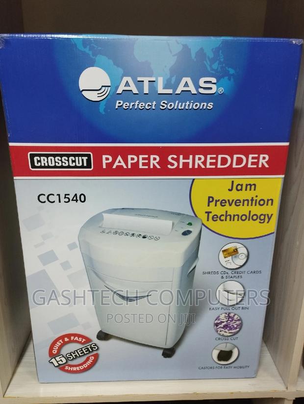 Cross Cut Shredder 15 Sheets Atlas Cc1540