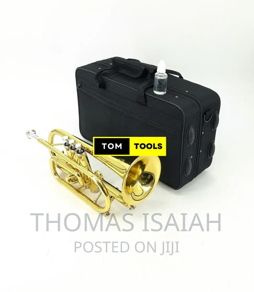 Suzuki Professional B♭ B-Flat Cornet, Gold Lacquer in Hard C