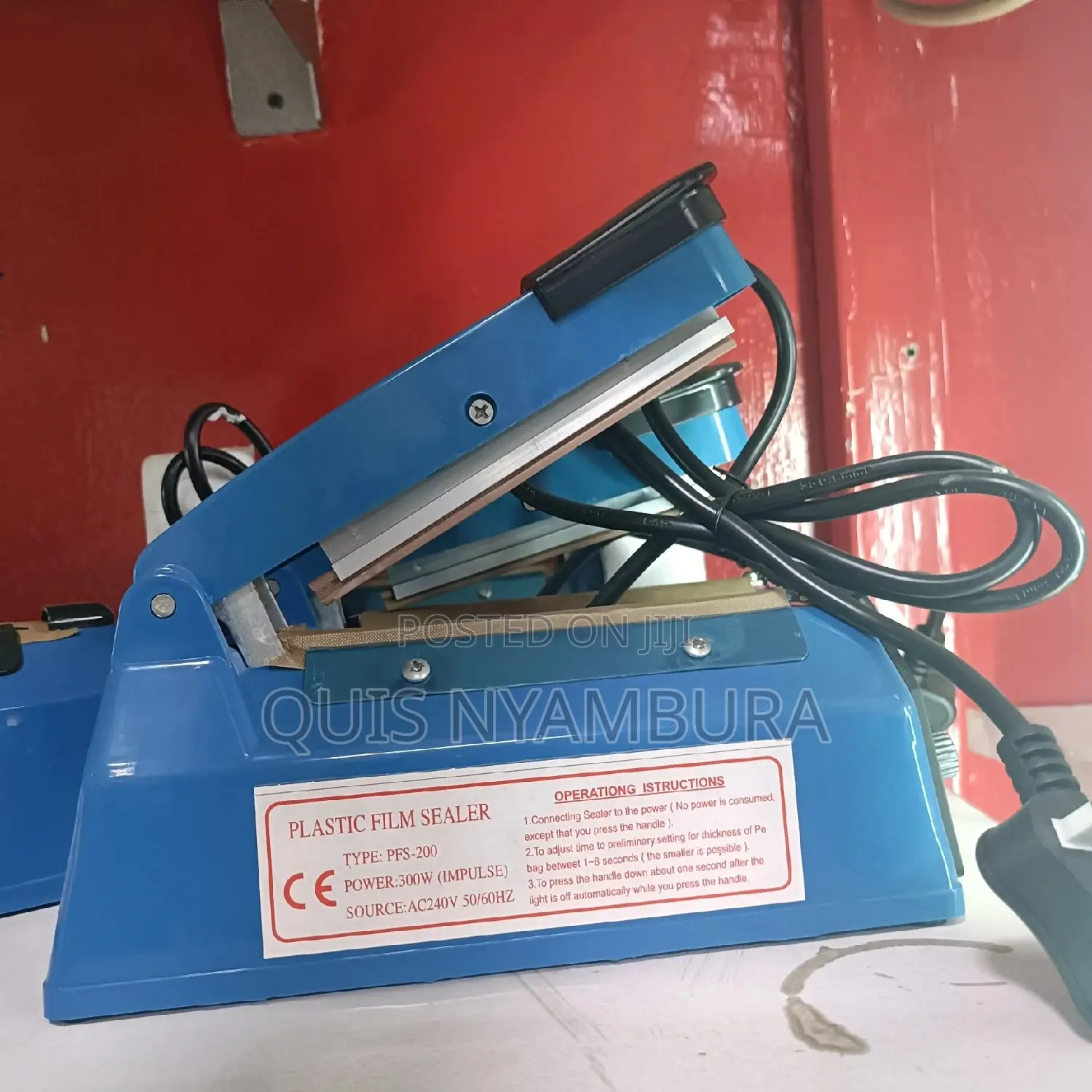 Electric Impulse Sealer/ 100mm Paper Sealing Machine