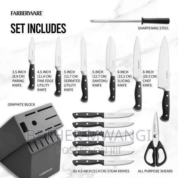 15-Piece Forged Triple Riveted Knife Block Set. - thumbnail 7
