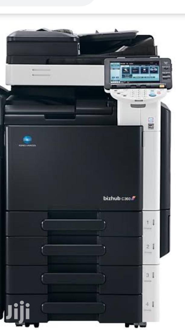 Colored Konica Minolta Bizhub C360 Photocopier Printer Scanner