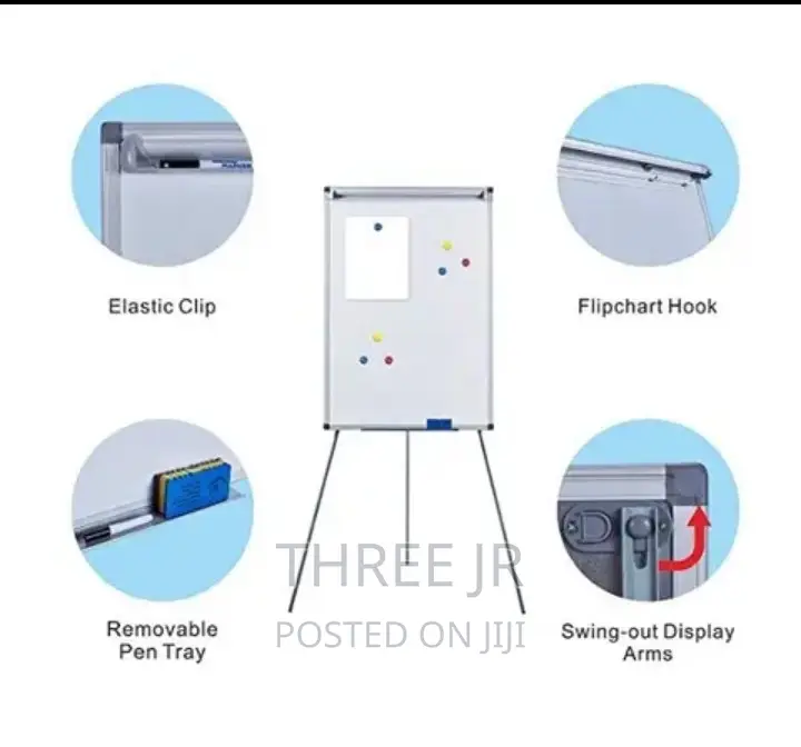 Intact Flip Chart Stand Board. Easy to Set Up and Use
