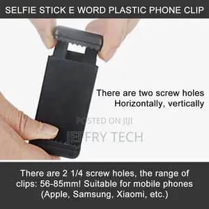 Phone Clip Clamp Bracket Holder Stand Support Retractable Mo