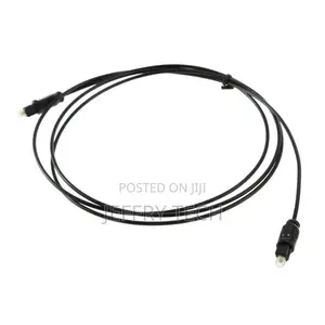 1.5M Digital Optical Audio Optic Fiber Cable Black TV Power