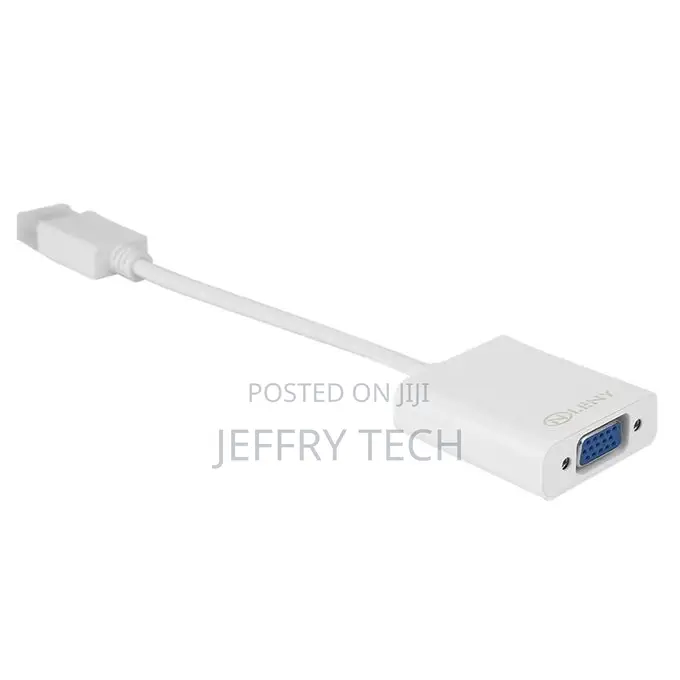 HDMI Transfer to VGA Connection Adapter Stainless Steel Head