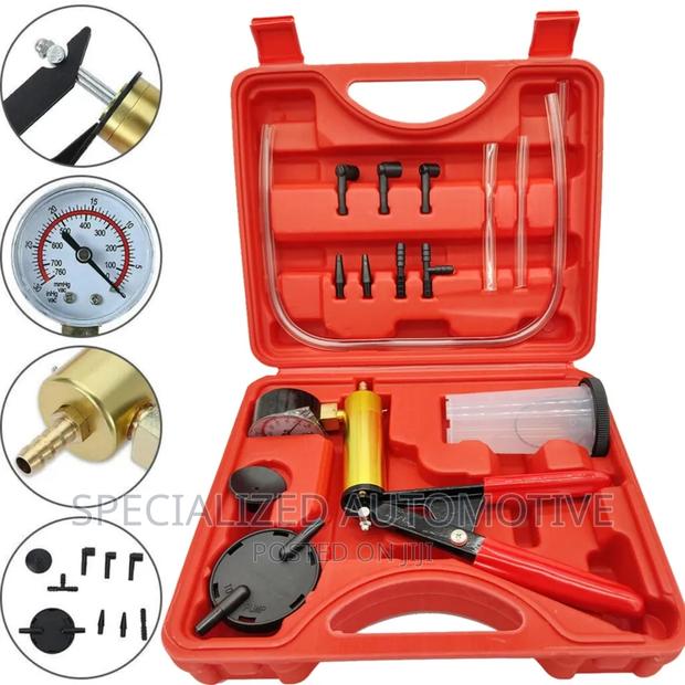 Vehicle Brake Vacuum Bleeding Hand Pump Kit
