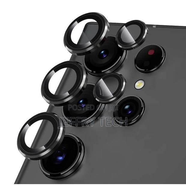 For Samsung Galaxy S23 Ultra 5G Camera Lens Protector(Black) - thumbnail 2