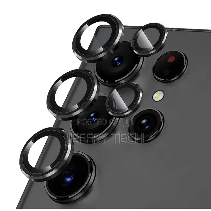 For Samsung Galaxy S23 Ultra 5G Camera Lens Protector(Black)
