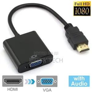 24cm Full HD 1080P HDMI to VGA + Audio Output Cable for Comp