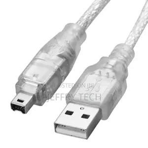 USB 2.0 Male to Firewire IEEE 1394 4 Pin Male Ilink Cable, L