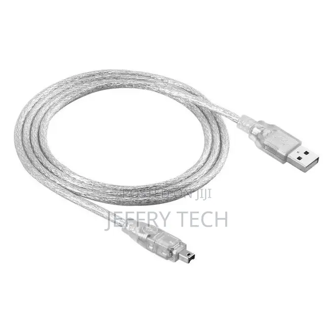 USB 2.0 Male to Firewire IEEE 1394 4 Pin Male Ilink Cable, L