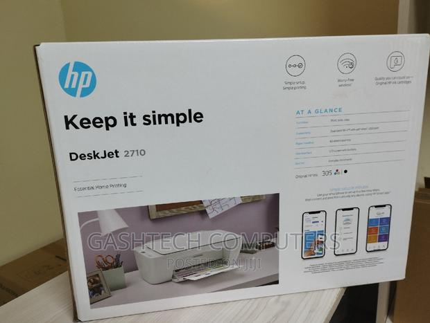 HP Deskjet 2710 Printer, Wireless, Print, Copy Scan - main view