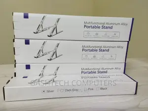 *Portable Aluminium Laptop Stand* Adjustable Laptop Holder