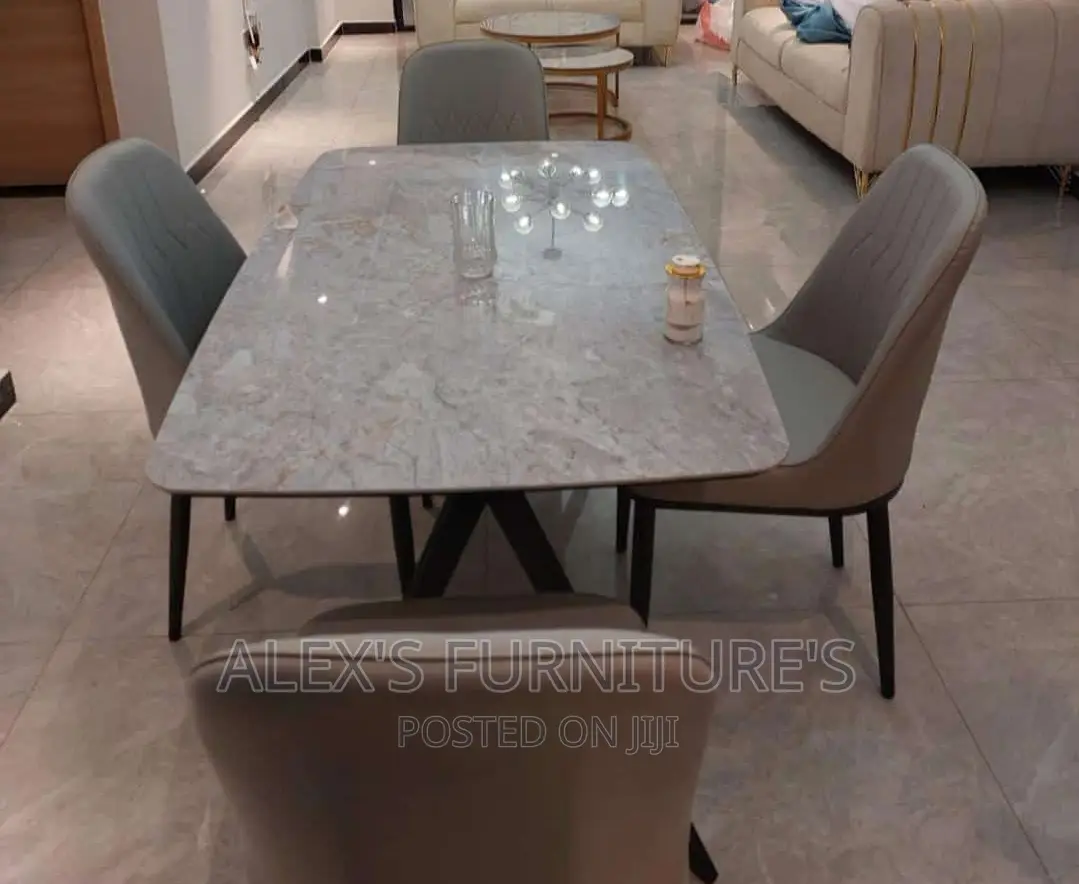 Marble Dining Tables With Stand Dining Set