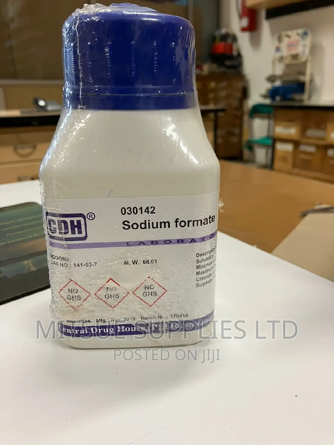 Sodium Formate 500G CDH