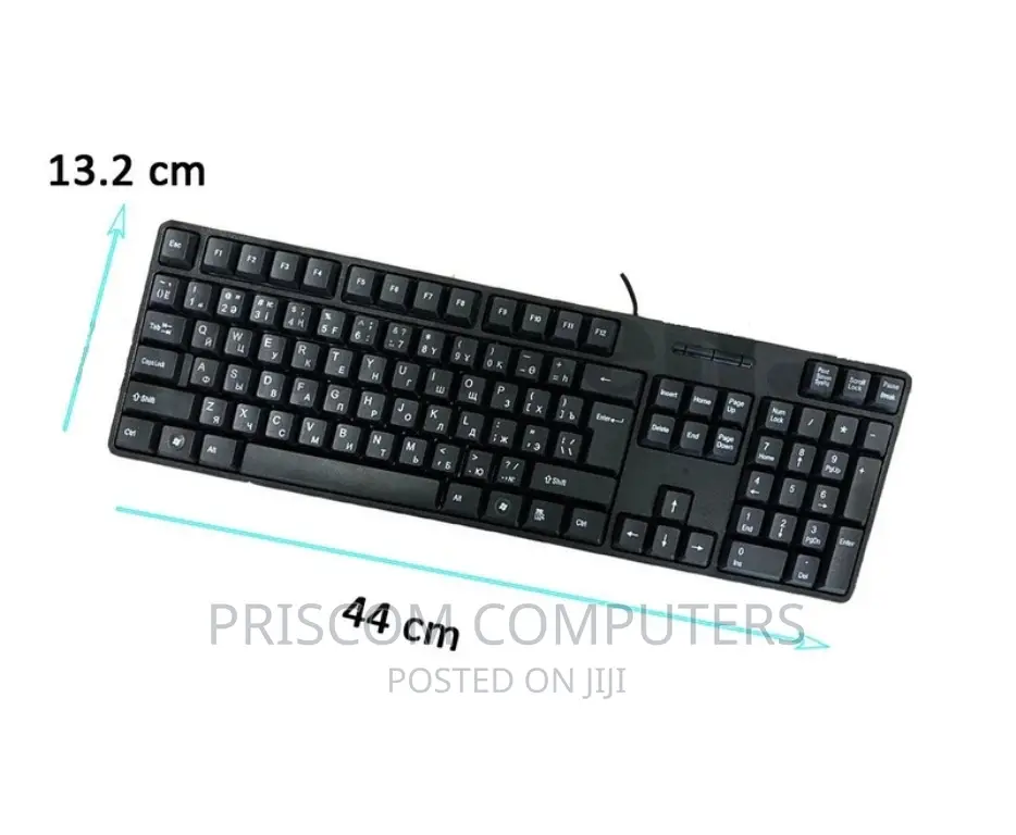 Wired Keyboard for Computer Desktop CPU - TJ 818, Keyboard